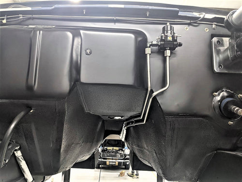 Safely Fuel Your Coyote-Swapped ’65-’70 Mustang with Revology Performance Pre-Bent Line Kits