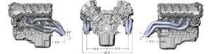 Ultimate Headers 472031 - Ultimate Headers DSE Aluma-frame Coyote Engine Swap Header Package