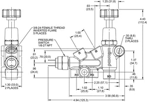 Wilwood 260-11179 - Wilwood Brake Proportioning Valve