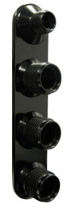 Vintage Air 389804 - Vintage Air Streamline 4-Port Bulkhead Plate for AC and Heater