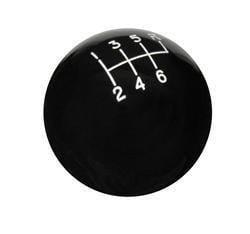 Speed Dawg SK501-RE-6RUR - Speed Dawg 12 mm. x 1.75 in. Black 6-Speed Shift Knob