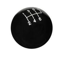 Speed Dawg SK501-RE-6RUR - Speed Dawg 12 mm. x 1.75 in. Black 6-Speed Shift Knob