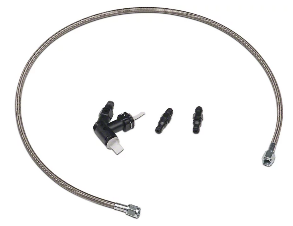 McLeod Racing 139252 - McLeod Racing Stainless Steel Braided Clutch Line with Bleeder Upgrade Kit